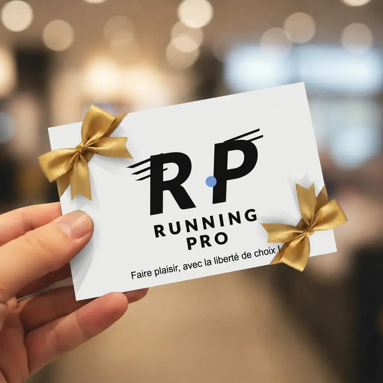 Carte Cadeau, "Faire plaisir, avec la liberté de choix !" Running-Pro